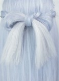 80cm Long Curly Ice Blue Mixed Synthetic Party Hair Wigs Anime Cosplay Lolita Wig CS-287F