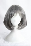 35cm Short Curly Gray Synthetic Party Hair Wig Anime Cosplay Lolita Wigs CS-284A