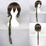 80cm Long Brown The kingdom of Sleeping and 100 princes Cheshire Cat Wig Synthetic Anime Cosplay Wig CS-273B