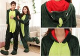 Adult Cartoon Flannel Unisex Dinosaur Animal Onesies Anime Kigurumi Costume Pajamas Sets KT015