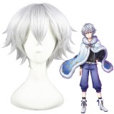 30cm Shhort Silver White The kingdom of Sleeping and 100 princes Wig Synthetic Anime Cosplay Wigs CS-273C