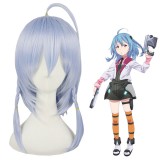 40cm Medium Long Ice Blue The Asterisk War Wig Synthetic Hair Anime Cosplay Wigs CS-268A