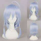 40cm Medium Long Ice Blue The Asterisk War Wig Synthetic Hair Anime Cosplay Wigs CS-268A