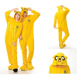 Adult Cartoon Flannel Unisex Jack Animal Onesies Anime Kigurumi Costume Pajamas Sets KT021