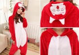 Adult Cartoon Flannel Unisex Ali Animal Onesies Anime Kigurumi Costume Pajamas Sets KT005