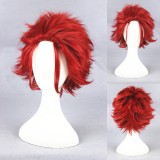 30cm Short Red K Suoh Mikoto Wig Synthetic Party Hair Wig Anime Cosplay Wigs CS-279A