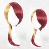 40cm Medium Long Dark Red&Blonde Mixed Land of the Lustrous Rutile Wigs Synthetic Anime Cosplay Wig CS-352C