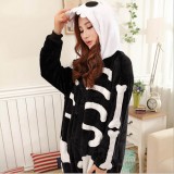 Adult Cartoon Flannel Unisex Skeleton  Animal Onesies Anime Kigurumi Costume Pajamas Sets KT044