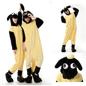 Adult Cartoon Flannel Unisex Black Monster Animal Onesies Anime Kigurumi Costume Pajamas Sets KT027