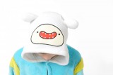 Adult Cartoon Flannel Unisex Finne Animal Onesies Anime Kigurumi Costume Pajamas Sets KT025