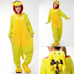 Adult Cartoon Flannel Unisex China Dragon Animal Onesies Anime Kigurumi Costume Pajamas Sets KT055