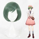 35cm Short Green A3 Yuki Rurikawa Wig Synthetic Anime Cosplay Wigs CS-336D