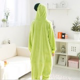 Adult Cartoon Flannel Unisex Pea Animal Onesies Anime Kigurumi Costume Pajamas Sets KT071