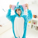 Adult Cartoon Flannel Unisex Elephant Animal Onesies Anime Kigurumi Costume Pajamas Sets KT072