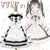 Lolita Dress Love Live Cosplay Costume Yazawa Nico Anime Cosplay Costume Maid Dress COS-175