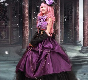 High Quality Vocaloid Luka Dress Halloween Party Dress Anime Cosplay Costume HD003