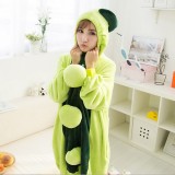 Adult Cartoon Flannel Unisex Pea Animal Onesies Anime Kigurumi Costume Pajamas Sets KT071