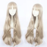 80cm Long Curly Light Flaxen Darling in the Franxx Kokoro Wig Synthetic Hair Anime Cosplay Wigs CS-368E