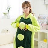 Adult Cartoon Flannel Unisex Pea Animal Onesies Anime Kigurumi Costume Pajamas Sets KT071