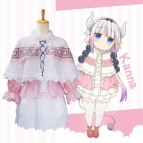 New Anime Kobayashi Maid Dragon Cosplay Costume Kanna Kobayashi Halloween Anime Party Costumes COS-180