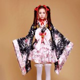 Girls Sexy Japanese Halloween Costumes Lolita Kimono Costume Anime Cosplay Costumes MS054