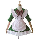 Girls Green Sexy Japanese Halloween Costumes Lolita Maid Princess Dress Anime Cosplay Costumes MS040