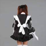 Black Sexy Japanese Halloween Costumes Lolita Maid Princess Dress Anime Cosplay Costumes MS027