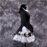 High Quality Fate/Hellow Black Saber Costume Lolita Cosplay Dress Halloween Party Costume HD017