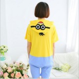 Adult Cartoon Cotton Unisex Minion Onesie Anime Kigurumi Costumes Pajamas Sets ST019