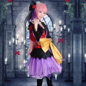 High Quality Vocaloid Luka Costume Cosplay Dress Halloween Party Cosplay Costumes HD019