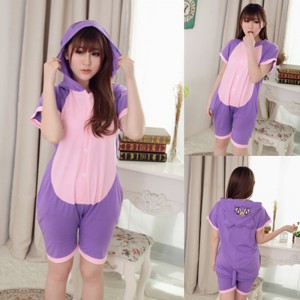 Adult Cartoon Cotton Unisex Diana Summer Onesie Anime Kigurumi Costumes Pajamas Sets ST001