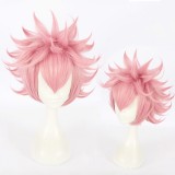 35cm Short Pink Wig My Hero Academia Acidgirl Hair Wig Synthetic Anime Cosplay Wigs CS-378A