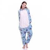 Adult Cartoon Flannel Unisex Horse Unicorn Onesie Animal Onesies Anime Kigurumi Costume Pajamas Sets KT095