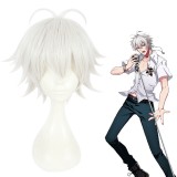 30cm Silver White  Hypnosis Mic Aohitsugi Samatoki Wig Synthetic Hair Anime Cosplay Wigs CS-383D