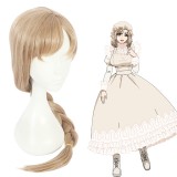 65cm Long Light Flaxen Hataraku Saibou Anime Cells at Work Macrophage Wig Synthetic Braid Hair Cosplay Wig CS-380E