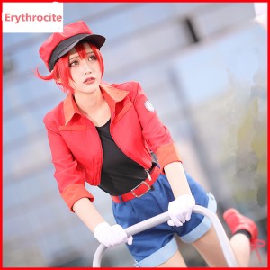 Cells At Work Anime Cosplay Costume Erythrocytes Costume Hataraku Saibou Women Cosplay Uniform Full Sets COS-200