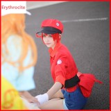 Cells At Work Anime Cosplay Costume Erythrocytes Costume Hataraku Saibou Women Cosplay Uniform Full Sets COS-200