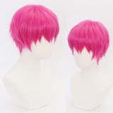 30cm Short Rose Saiki Kusuo no Psi Nan Saiki Kusuo Wig Synthetic Anime Cosplay Wig CS-388A