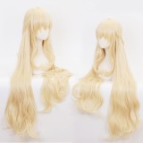 100cm Long Curly Light Blonde Goblin Slayer Priestess Wig Synthetic Anime Cosplay Wigs CS-391A