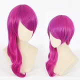 60cm Long Curly Rose Mixed League of Legends LOL KDA Evelynn Wig Synthetic Anime Cosplay Wigs CS-394A