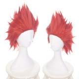35cm Short Red My Hero Academia Anime Kirishima Eijirou Wig Synthetic Hair Cosplay Wigs CS-384F