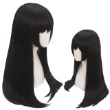 60cm Long Straight Black Bloom Into You Nanami Touko Wig Synthetic Anime Cosplay Wigs CS-390A
