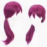 60cm Long Curly Dark Rose Mixed  League of Legends LOL KDA Evelynn Synthetic Anime Cosplay Wig CS-119J
