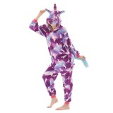 2019 New Adult Cartoon Flannel Unisex Unicorn Onesie Animal Onesies Anime Kigurumi Costume Pajamas Sets