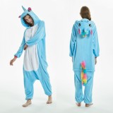 2019 New Adult Cartoon Flannel Unisex Unicorn Deer Tiger Fox Lion Animal Onesies Anime Kigurumi Costume Pajamas Sets