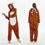 2019 New Adult Cartoon Flannel Unisex Unicorn Deer Tiger Fox Lion Animal Onesies Anime Kigurumi Costume Pajamas Sets