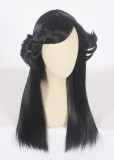 55cm Long Black Kyou Kara Ore Wa Cosplay Wig Synthetic Anime Hair Wig CS-397C