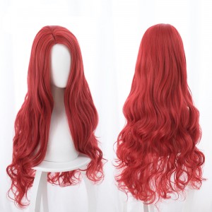 85cm Long Wave Aquaman Movie Wig Mera Synthetic Anime Cosplay Wigs CS-398A