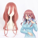 60cm Long Pink The Quintessential Quintuplets Anime Nakano Miku Wig Synthetic Cosplay Wigs CS-404A