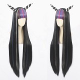 100cm Long Color Mixed Danganronpa Wig Mioda Ibuki Anime Synthetic Cosplay Hair Wigs CS-475A